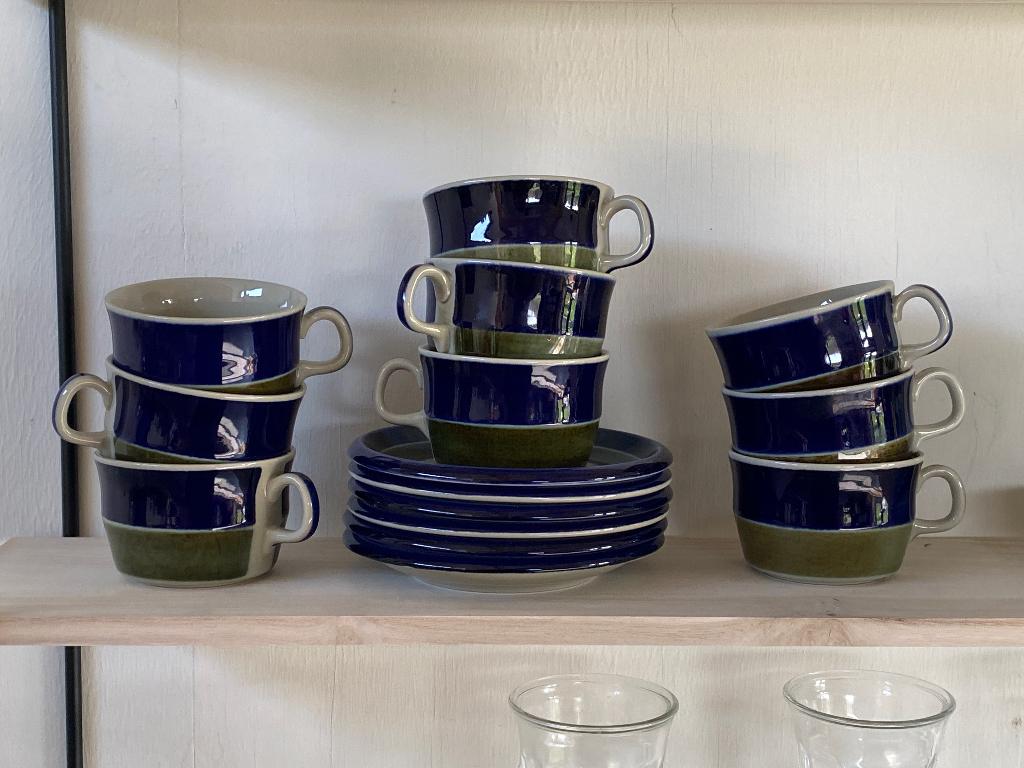 Rorstrand Elisabeth vintage servies, Huis en Inrichting, Keuken | Servies, Ophalen, Overige stijlen, Kop(pen) en/of Schotel(s)