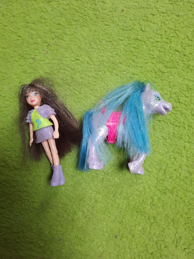Polly Pocket pop met paard, Ophalen of Verzenden, Zo goed als nieuw, Overige typen