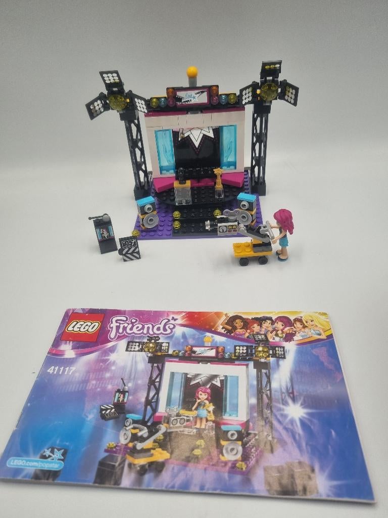 Lego Friends 41117 Pop Star TV Studio, Ophalen, Zo goed als nieuw, Complete set, Lego