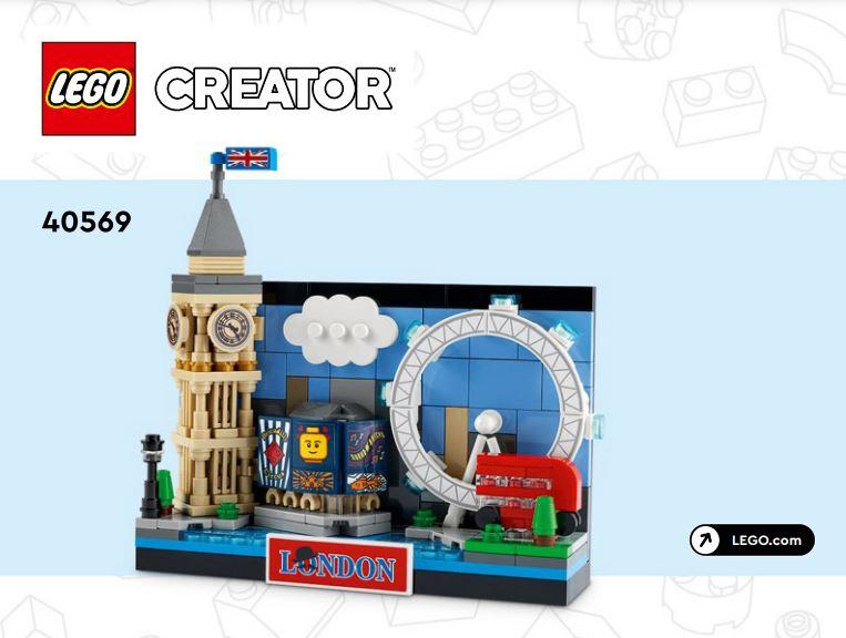 Lego | Creator | Ansichtkaart van Londen | 40569, Kinderen en Baby's, Speelgoed | Duplo en Lego, Lego, Lego, Nieuw, https://legohouse.com/en-gb/info/contact-us/