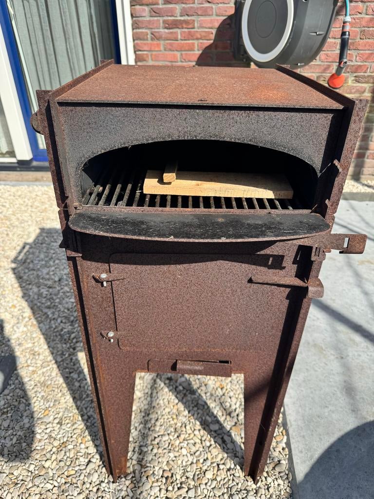 Städler Pizzaoven/BBQ/Openhaard van Cortenstaal, Ophalen, Gebruikt