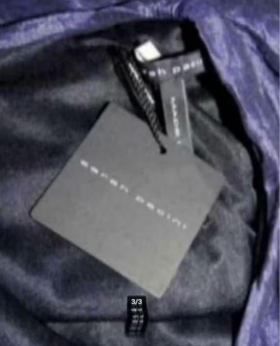 Sarah Pacini - Donkerblauwe halterjurk maat 38/40 - Nieuw, Maat 38/40 (M), Blauw, Sarah Pacini, Nieuw