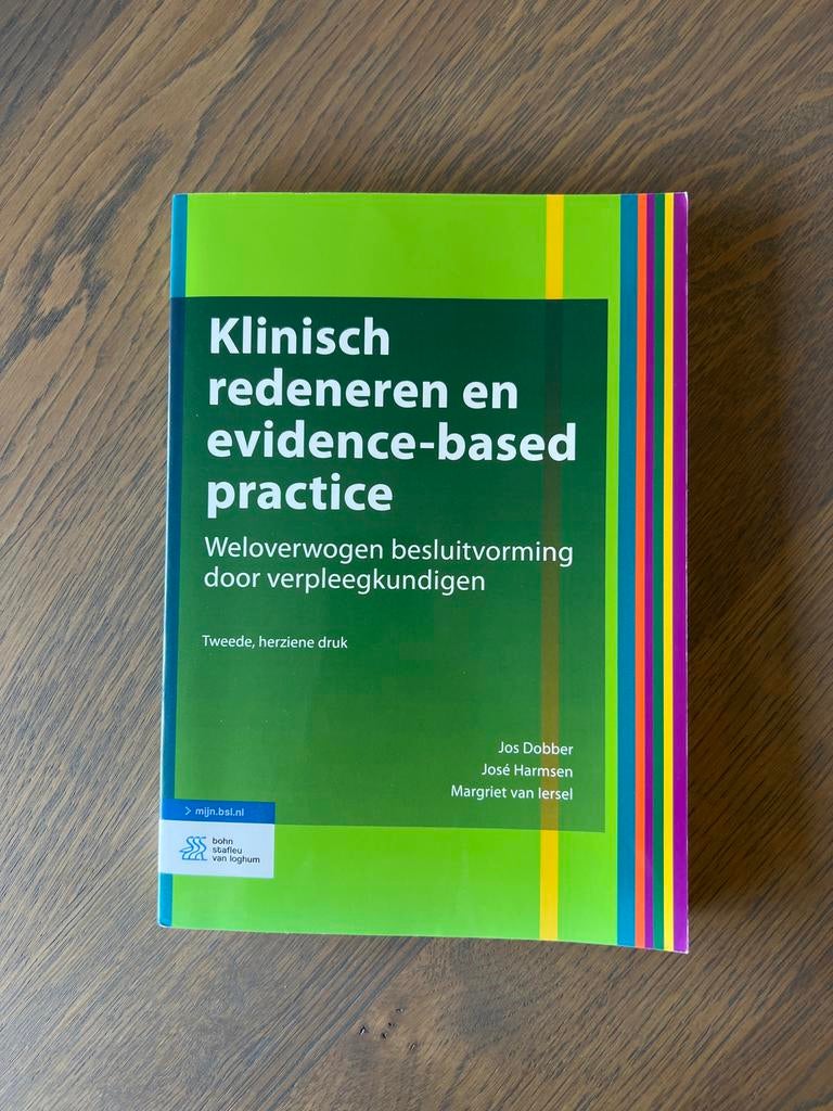 Klinisch redeneren en evidence-based practice, Boeken, Studieboeken en Cursussen, Ophalen of Verzenden, Gamma, Zo goed als nieuw
