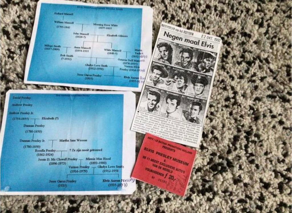 Elvis Presley copietjes van 🌼 zie de info, Eén persoon, Cadeaubon