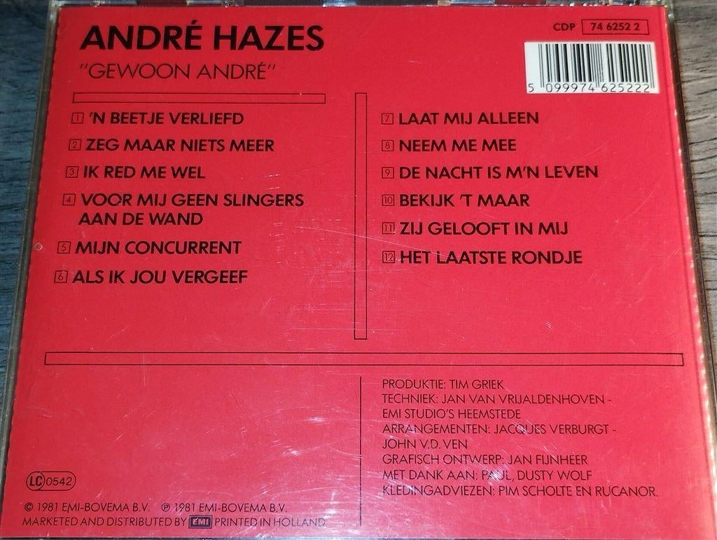 Andre Hazes - Gewoon Andre, Ophalen of Verzenden, Zo goed als nieuw, Levenslied of Smartlap
