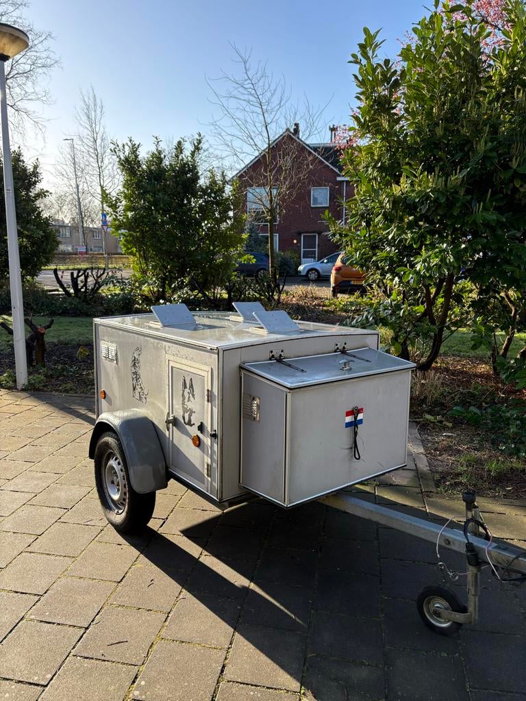 Honden aanhangwagen - Ideaal voor transport van uw honden, Dieren en Toebehoren, Honden-accessoires, Ophalen, Gebruikt, Jsb, Bb