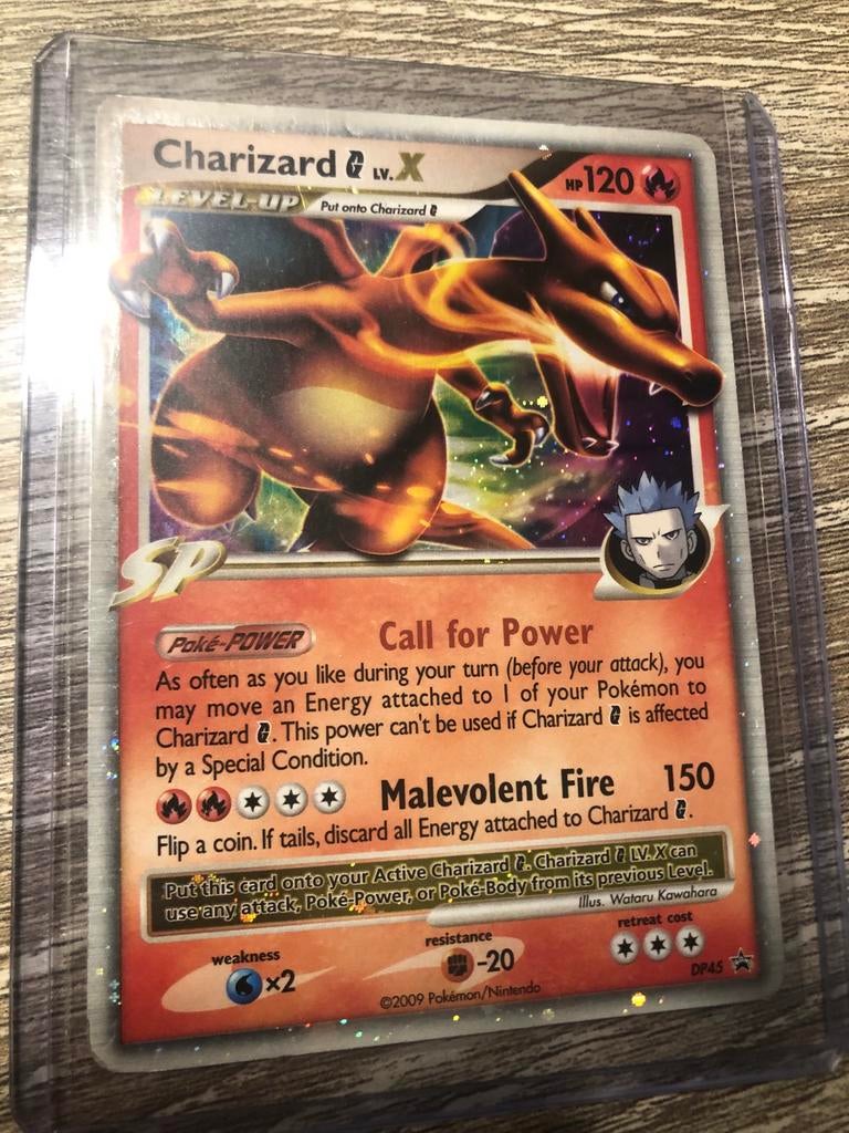 Charizard G LV X DP 45 Pokémon kaart, Hobby en Vrije tijd, Verzamelkaartspellen | Pokémon, Ophalen of Verzenden, Gebruikt, Losse kaart