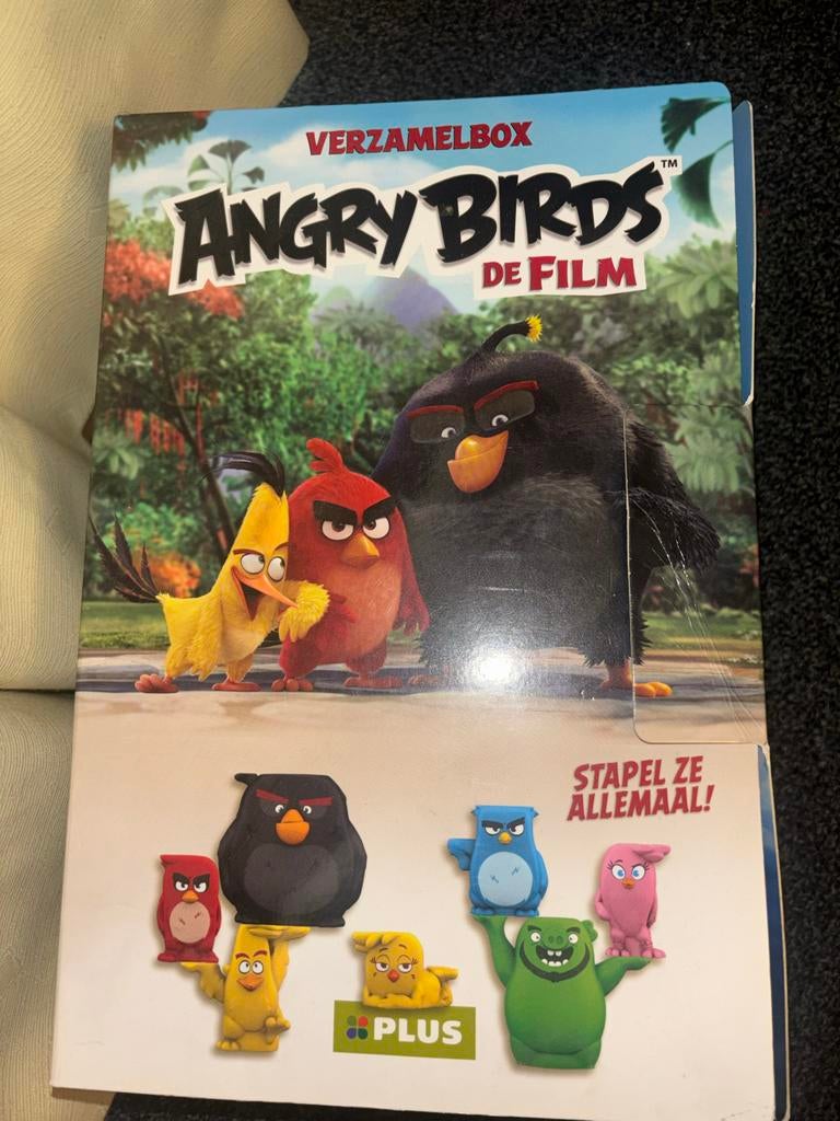 Angry Birds de Film Verzamelbox met speeltjes - Plus actie, Ophalen of Verzenden, Gebruikt