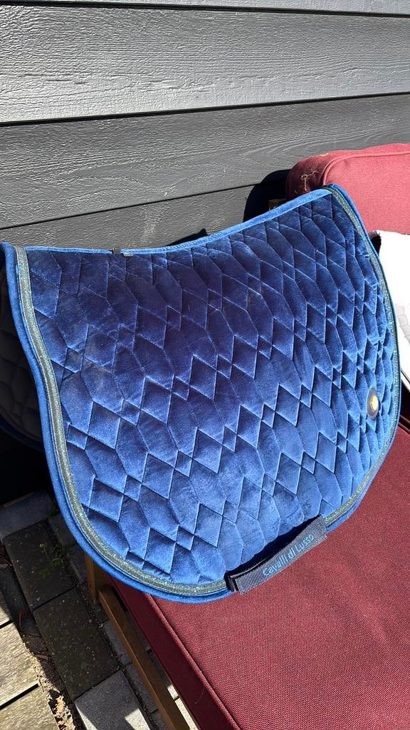 Dekje Cavalli di Russo donkerblauw Full, Dieren en Toebehoren, Paarden en Pony's | Dekens en Dekjes, Ophalen, Gebruikt