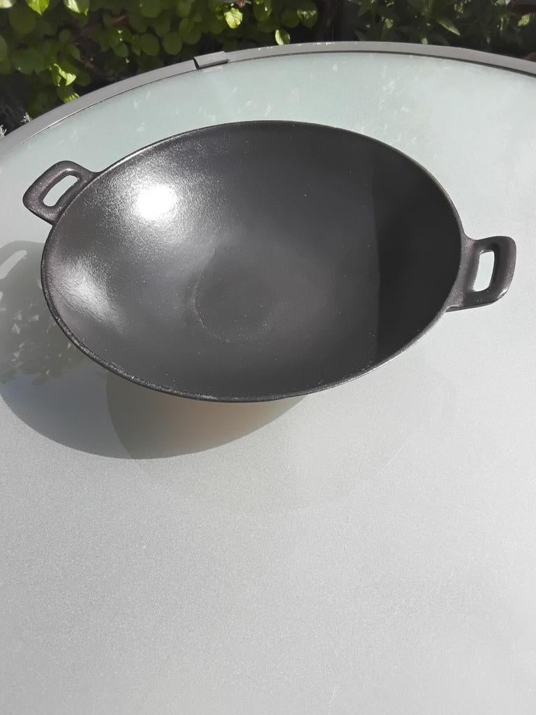 Gietijzeren wadjan / wok 36 cm, Ophalen, Gietijzer, Wok