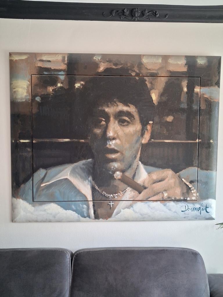 Donkersloot Scarface/Al pacino, Antiek en Kunst, Ophalen