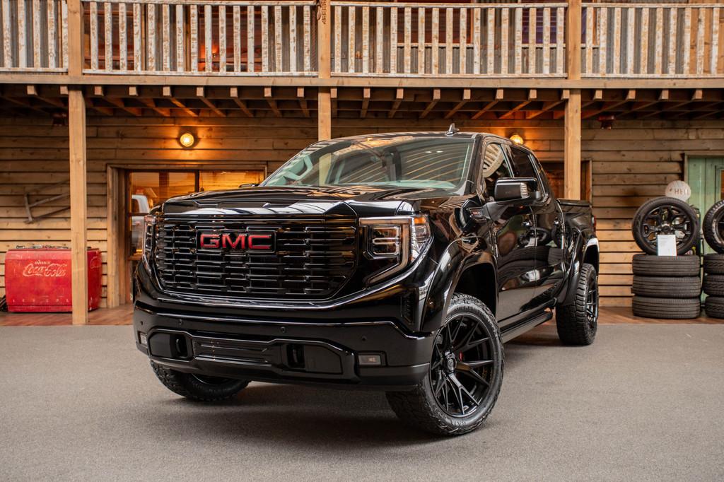 GMC Sierra Denali 6.2L V8 LPG | Widebody | Black edition | 4, Auto's, Automaat, 426 pk, Zwart, Bedrijf