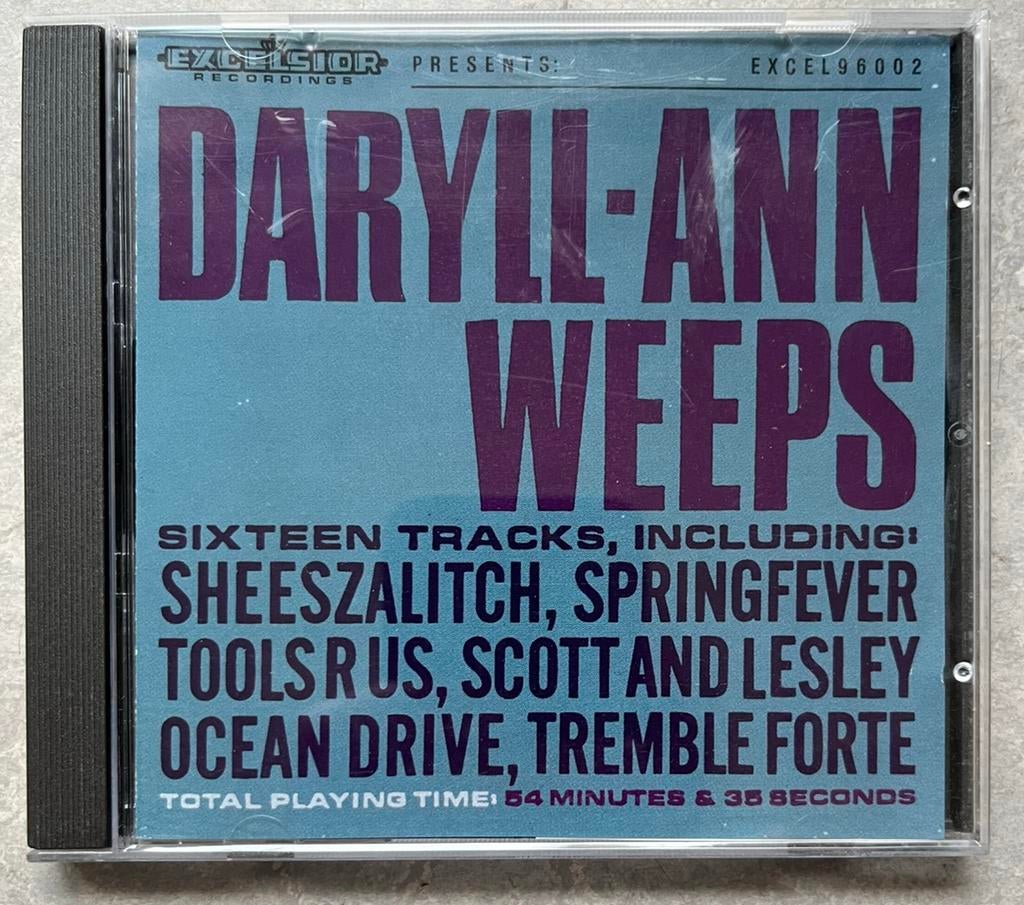Darryll Ann - Darryll Ann Weeps (cd indie rock NL), Cd's en Dvd's, Ophalen of Verzenden, Zo goed als nieuw, Alternative