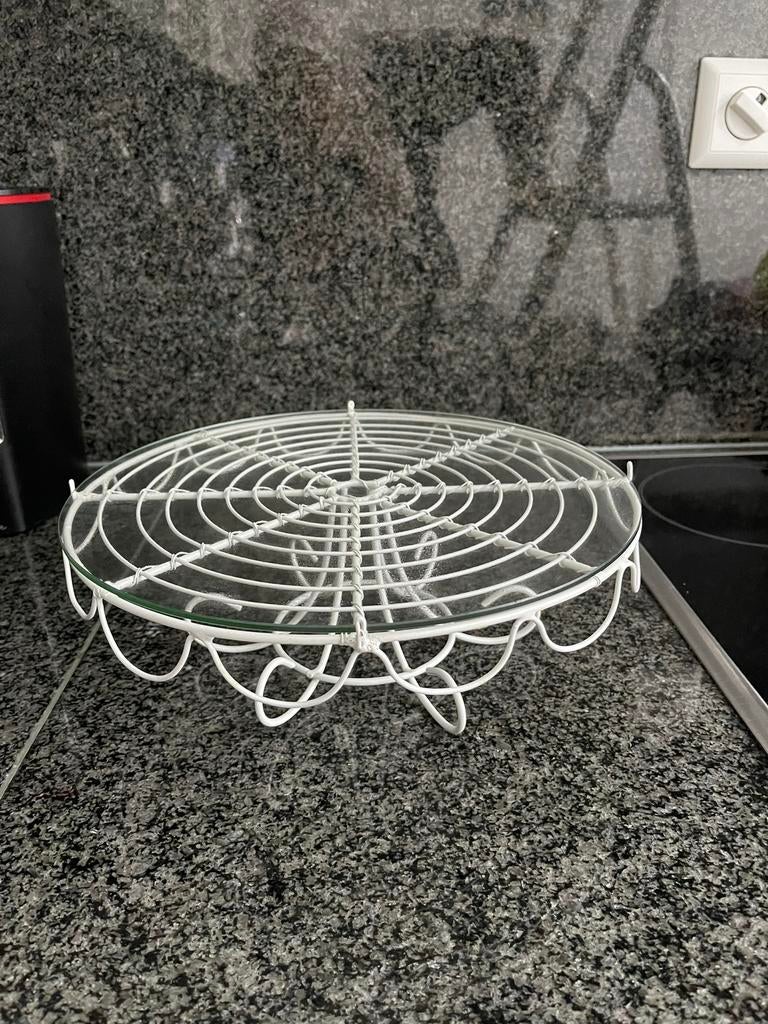 Taart plateau, Huis en Inrichting, Keuken | Servies, Ophalen, Overige typen, Overige stijlen, Glas