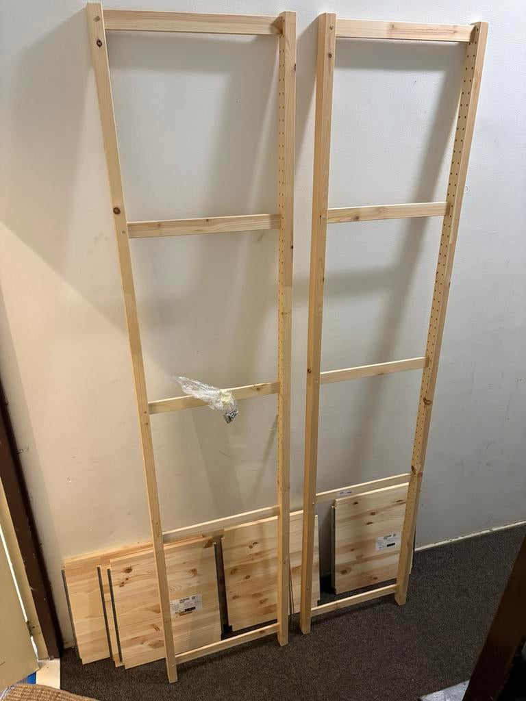 Ikea Ivar stellingkast 226cm, Ophalen, Zo goed als nieuw, Hout, Cd's