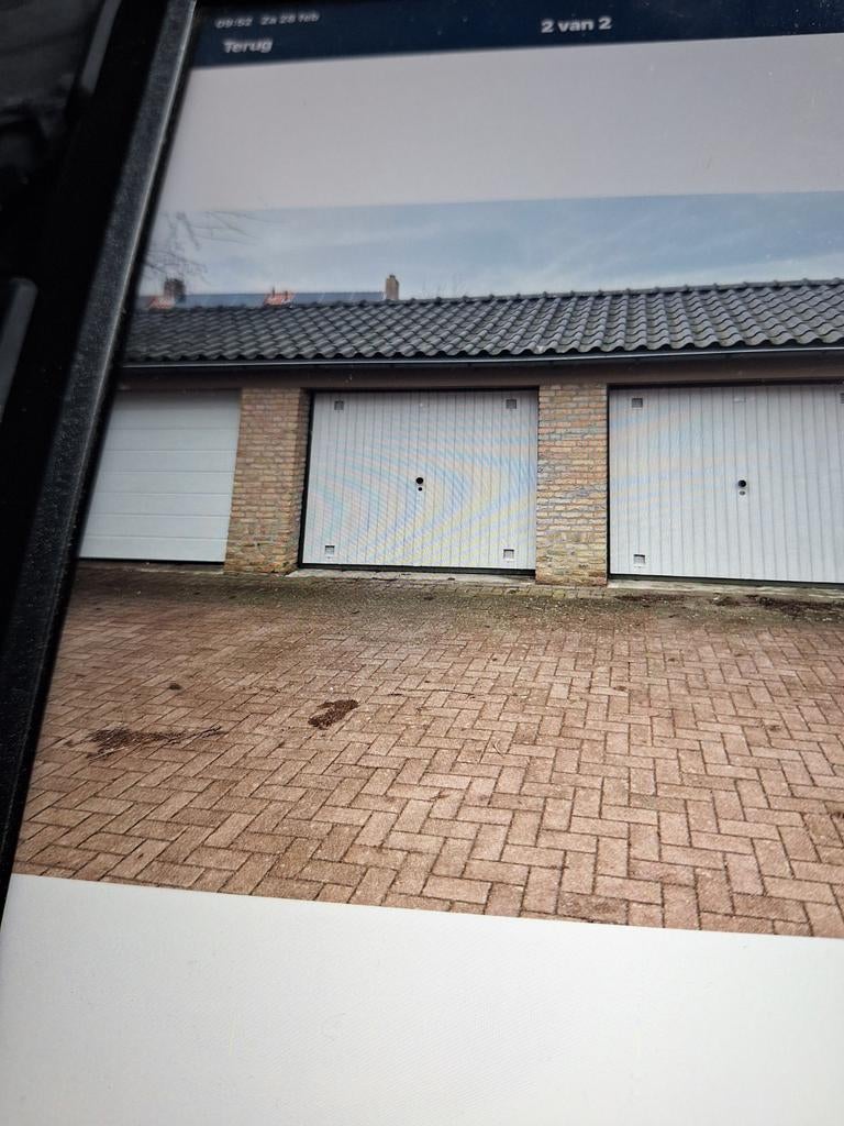 Sentionaal Hormann garagedeur wit, 2.38x1.99m, handbediening, Ophalen of Verzenden