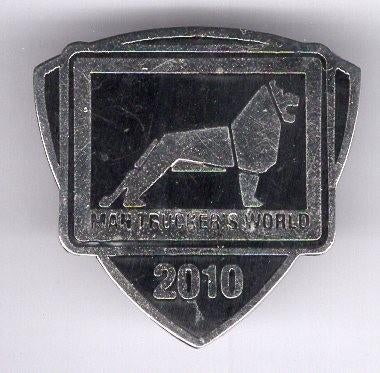 MAN trucker's world 2010 zilverkleurig PIN ( BLAD5_534 ), Verzenden, Zo goed als nieuw, Transport, Speldje of Pin