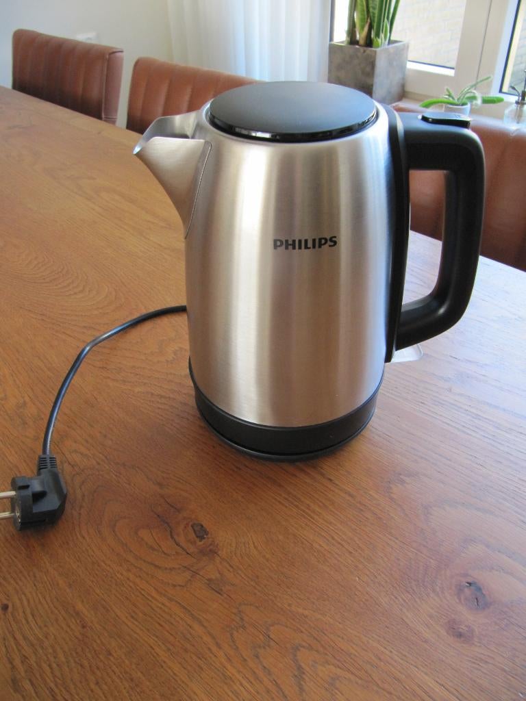 Nieuw Philips waterkoker RVS 1,7 liter, 1 tot 2 liter, Ophalen of Verzenden, Nieuw, Rvs