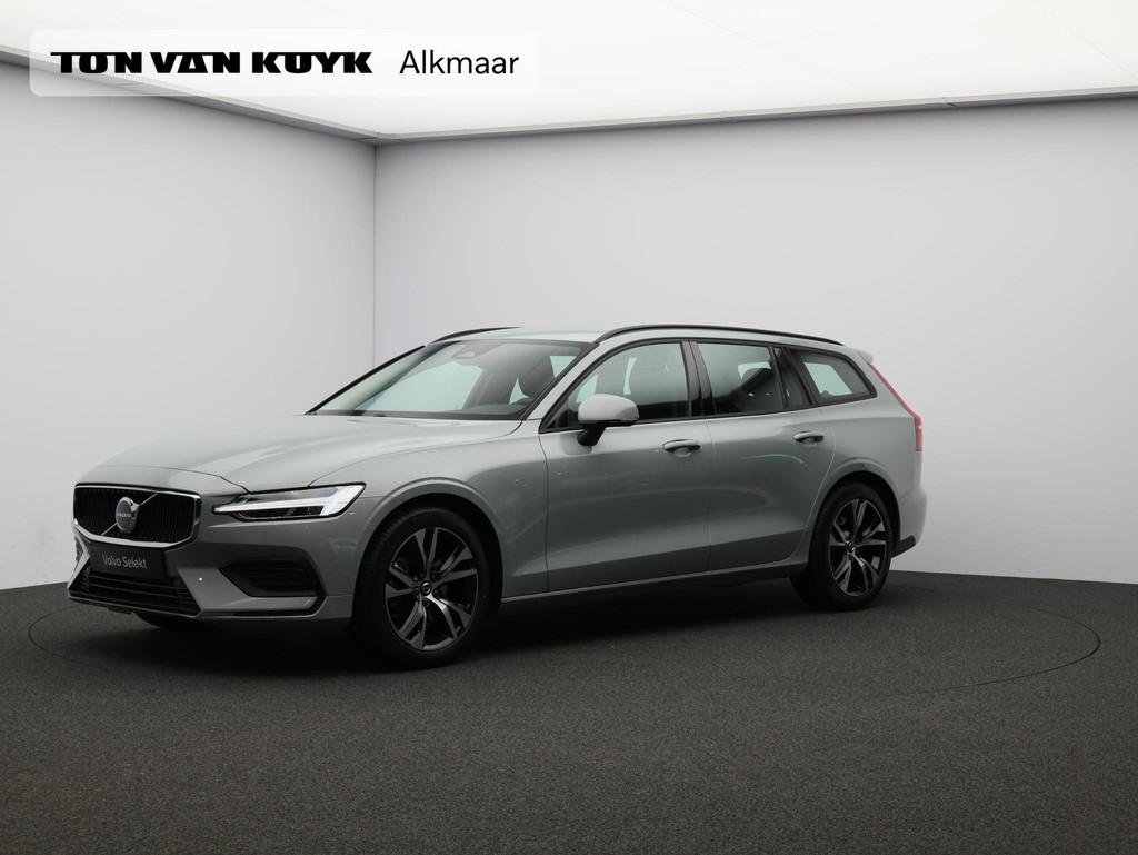 Volvo V60 B4 197PK Essential Edition / Stoel-, stuurwiel- &, Auto's, Stof, 4 cilinders, 1634 kg, Origineel Nederlands