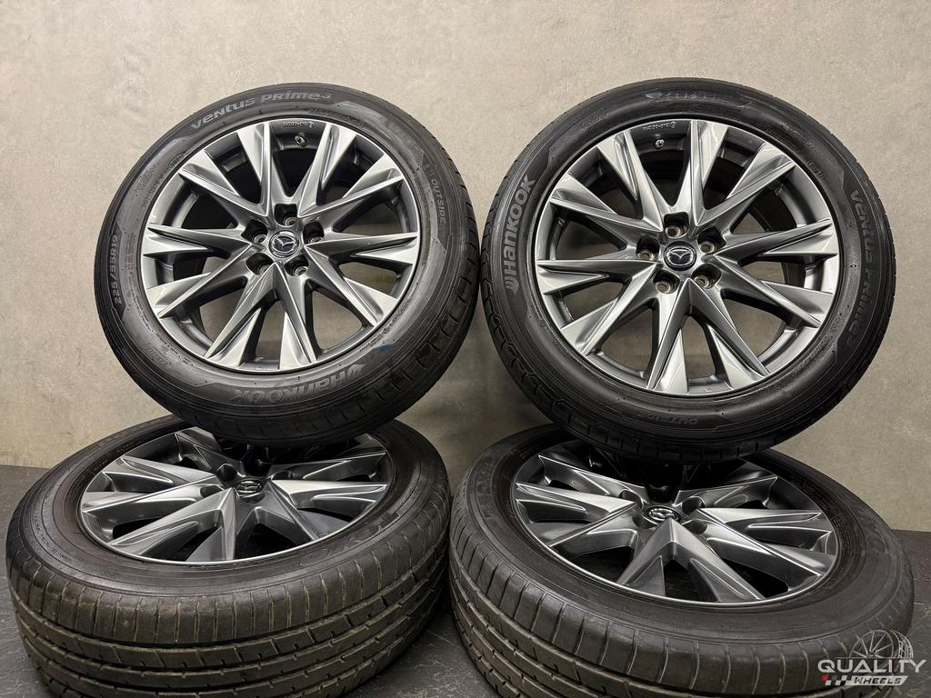 5x114,3 19 inch Mazda CX-5 Velgen + Banden 225/55/19 225/55R, Auto-onderdelen, Banden en Velgen, Banden en Velgen, Zomerbanden
