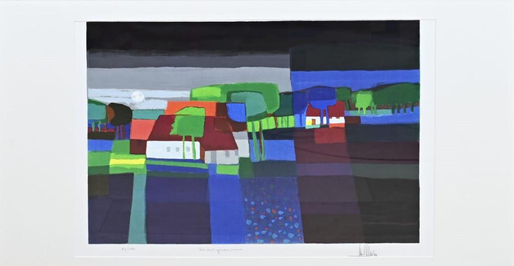 Ton Schulten(1938) Zeefdruk "In het Groen" Ges Gen Ged Titel, Ophalen of Verzenden