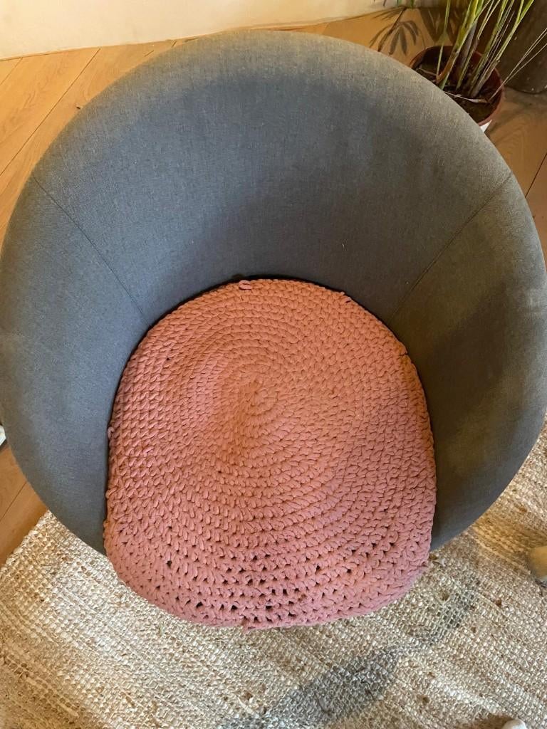 stoel, Huis en Inrichting, Stoelen, Ophalen, Gebruikt, Grijs, Eén