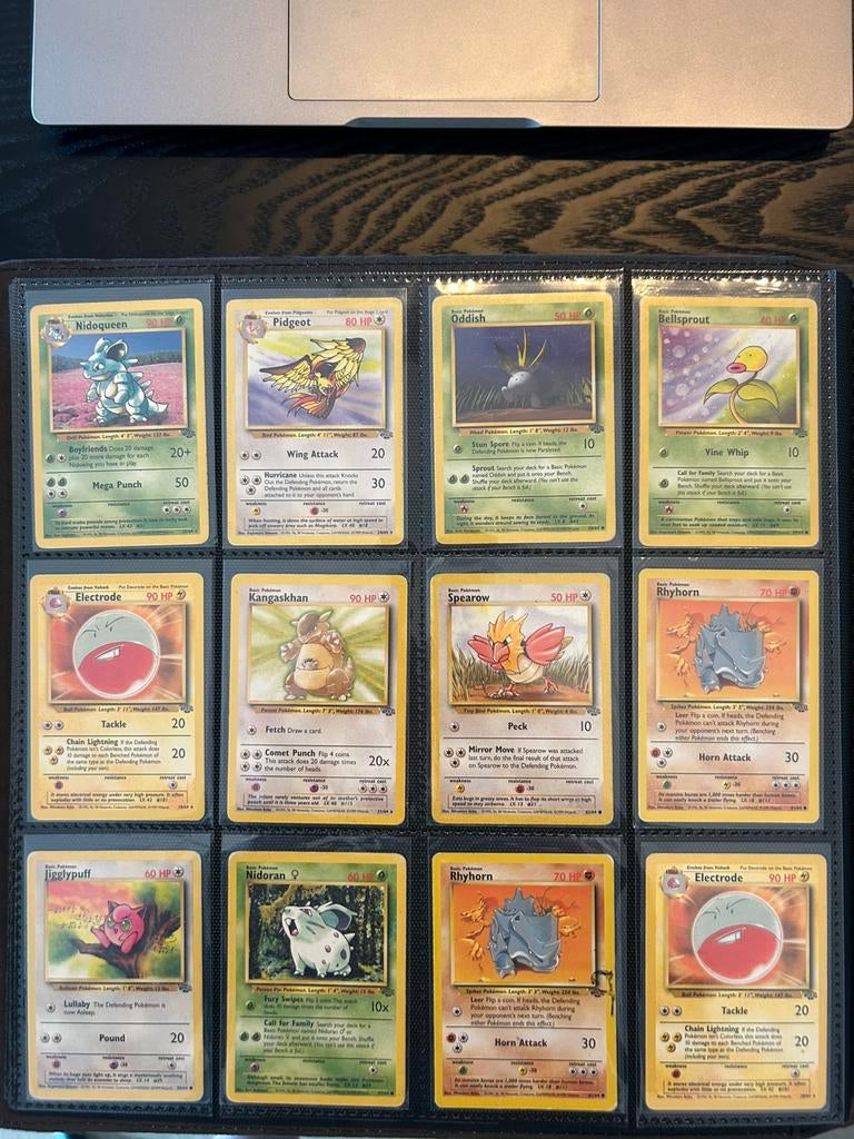 Vintage Pokemon - Jungle Fossil Base Set Team Rocket, Ophalen, Zo goed als nieuw