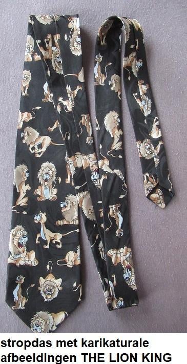 zijden stropdas karikaturaal THE LION KING, Ophalen of Verzenden, Nieuw