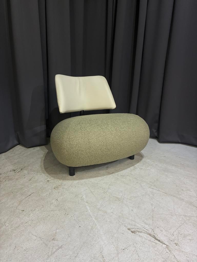 Leolux Pallone fauteuil - Nieuw Boucle -, Huis en Inrichting, Fauteuils, Ophalen, Leolux, ., Zo goed als nieuw