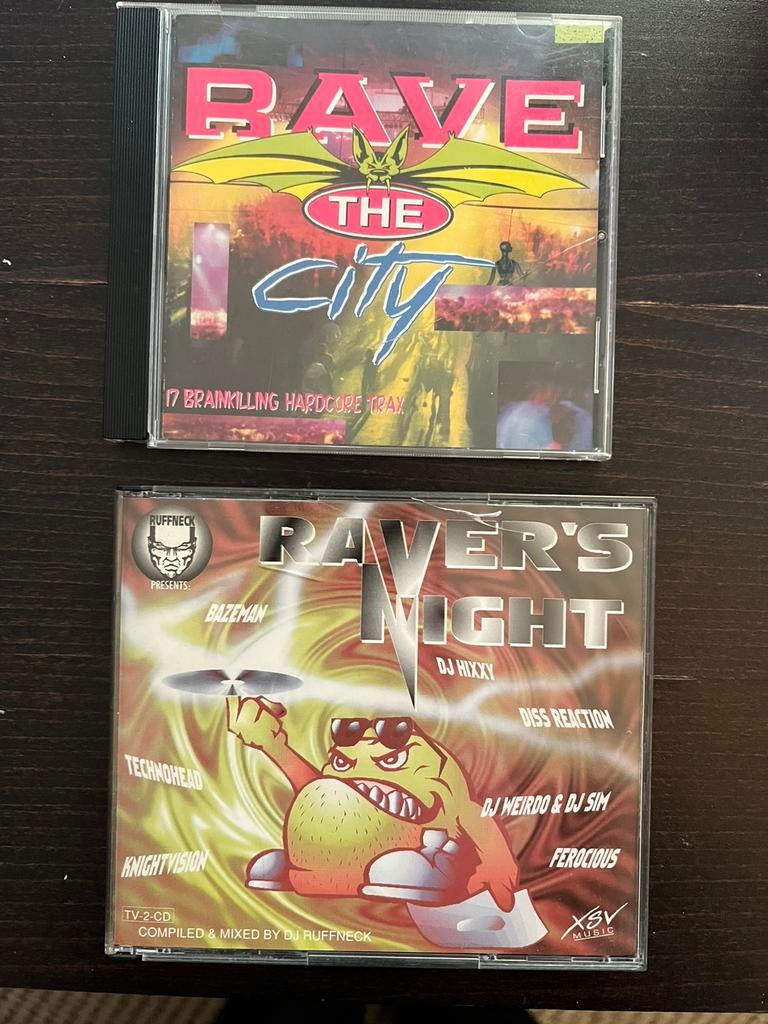 Rave The City I & Raver’s Night (2cd), Ophalen of Verzenden, Gebruikt