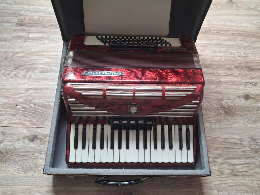 Weltmeister seperato standard accordeon inclusief koffer, Muziek en Instrumenten, Ophalen of Verzenden, Gebruikt, Weltmeister