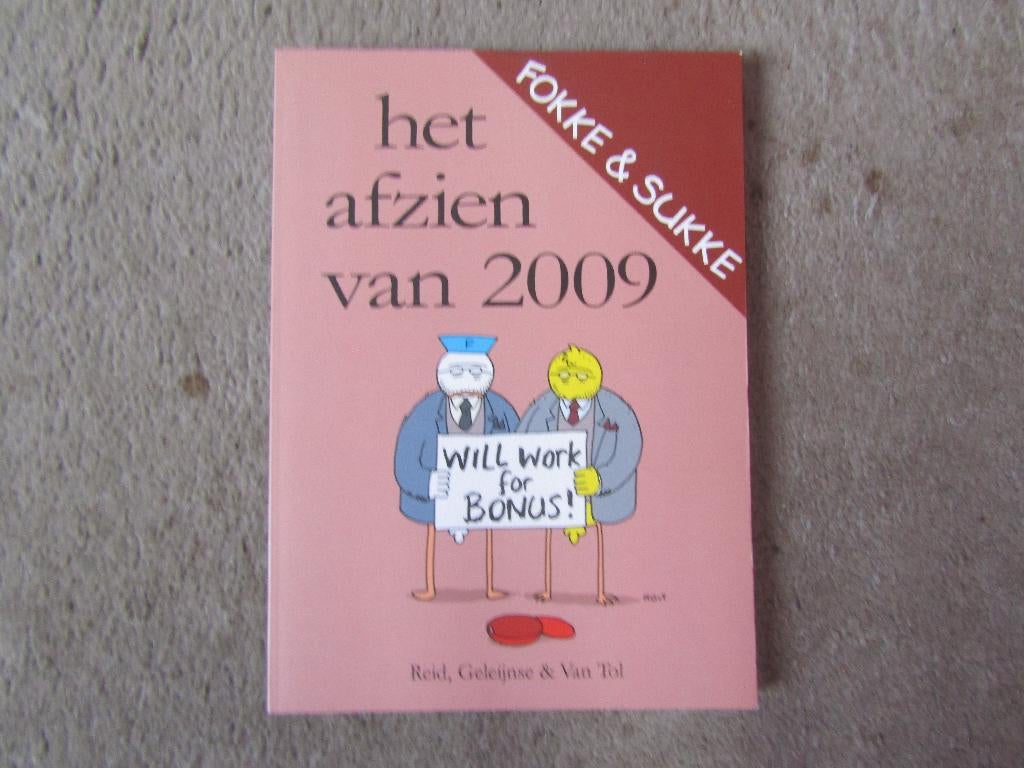 Boek: Fokke & Sukke - Het afzien van 2009, Gelezen, Cartoons, Ophalen of Verzenden, Reid, Geleijnse & Van Tol