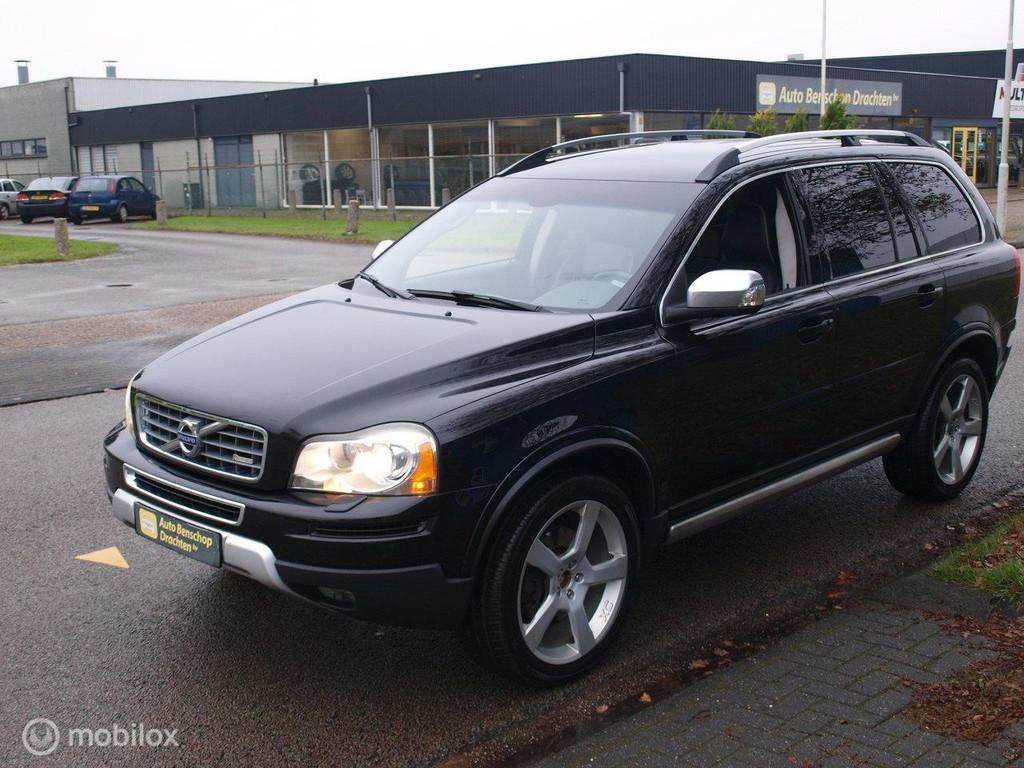 Volvo XC90 7P AWD 3.2 R-Design Leer Xenon APk 11.26 Elec Sto, Auto's, Volvo, Gebruikt, 7 stoelen, Zwart, Leder