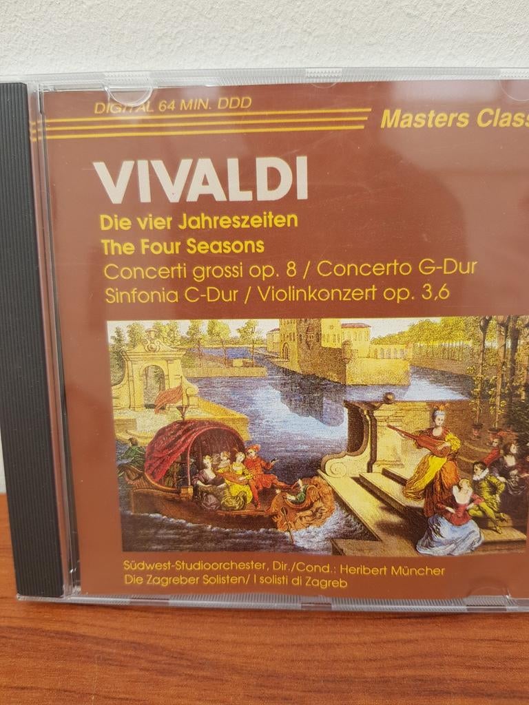 Vivaldi - Die vier Jahreszeiten / The Four Seasons CD, Ophalen of Verzenden, Barok, Zo goed als nieuw, Orkest of Ballet