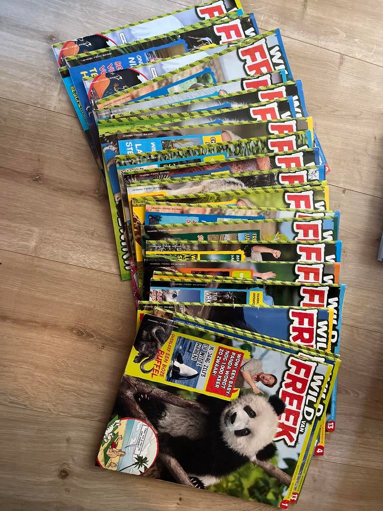 27x Wild van Freek tijdschriften - diverse edities, Ophalen of Verzenden, Gelezen, Wetenschap en Natuur