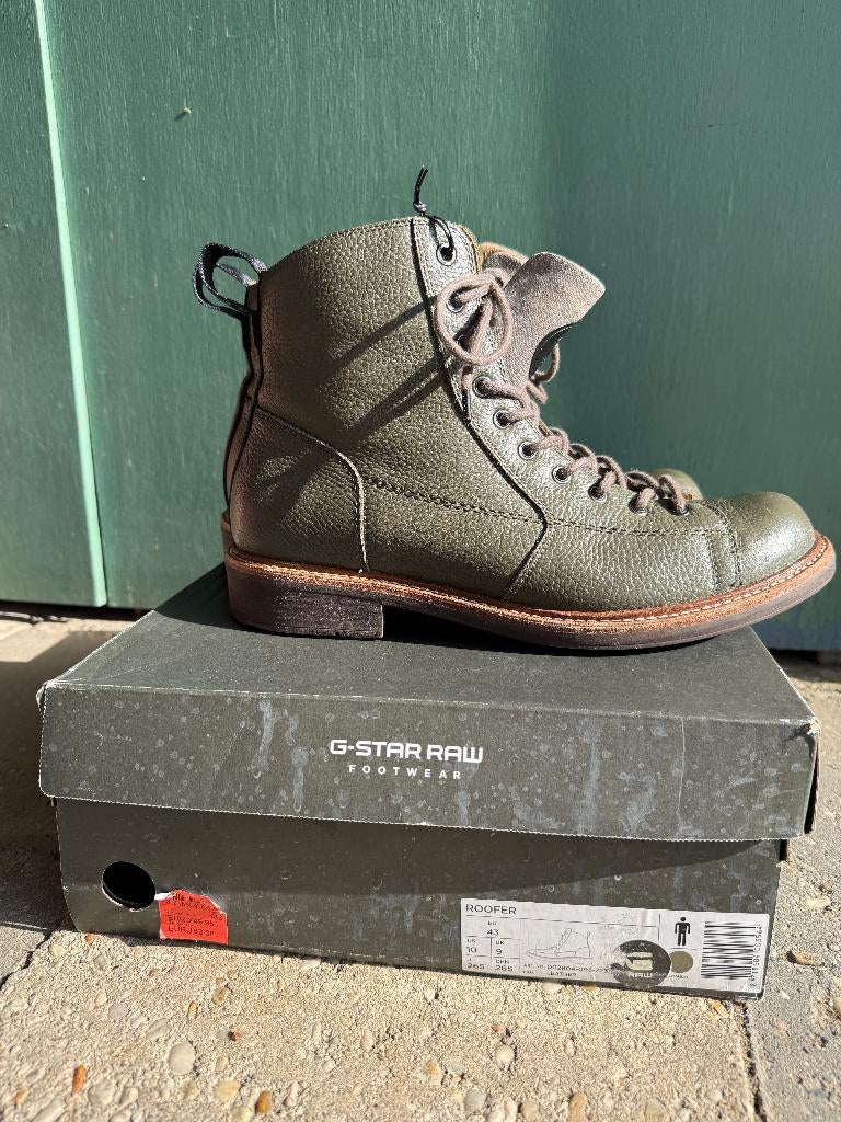 G-star hoge veterboots Roofer groen 43, G-Star Raw, Overige kleuren, Boots, Ophalen of Verzenden