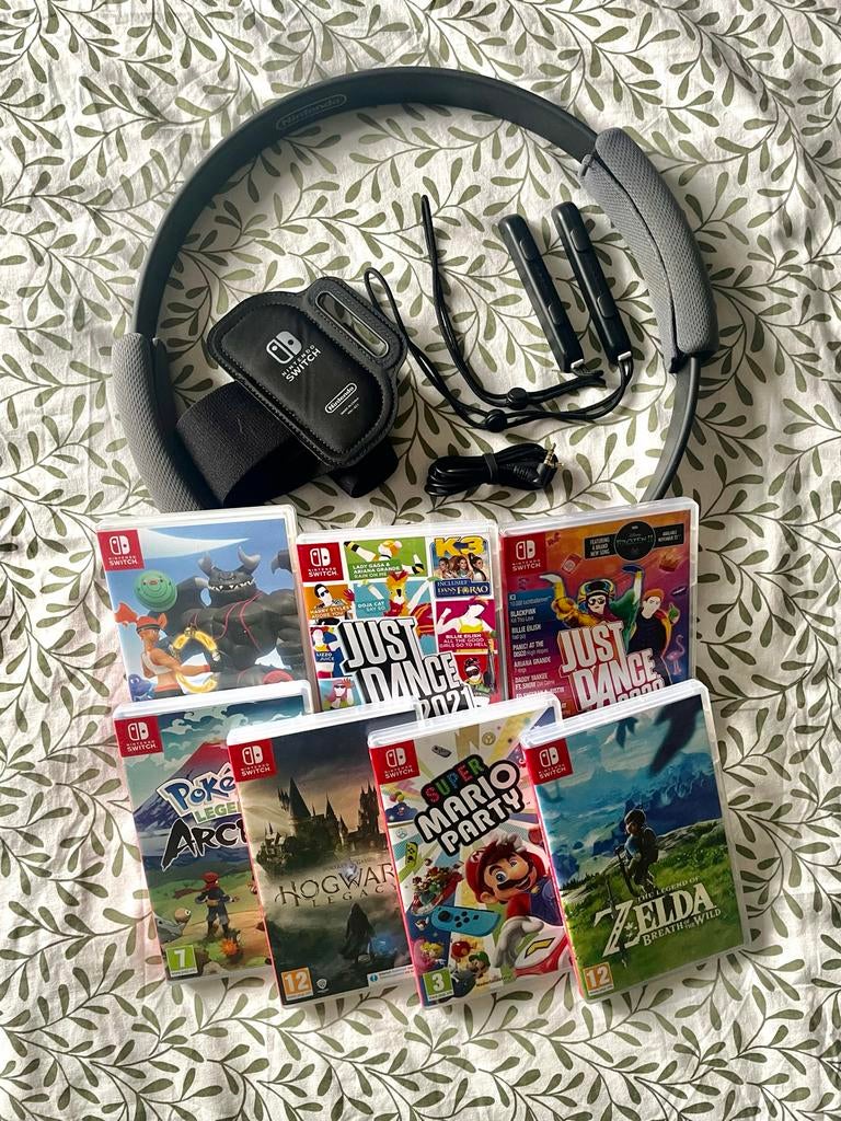Nintendo Switch spellen + Ring Fit Adventure accessoires, Spelcomputers en Games, Overige genres, Eén computer, Ophalen of Verzenden