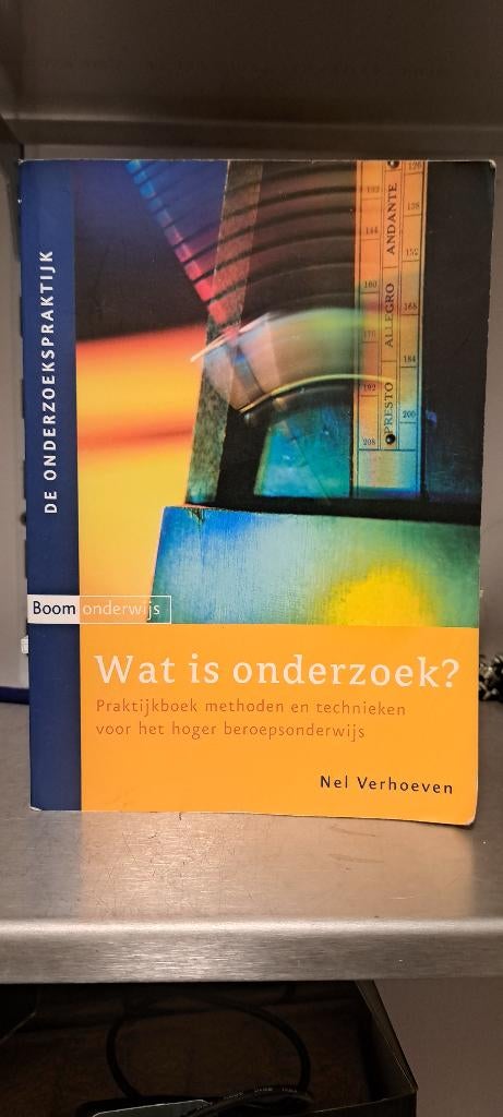 Nel Verhoeven-wat is onderzoek(Z250-246), Ophalen of Verzenden, Zo goed als nieuw