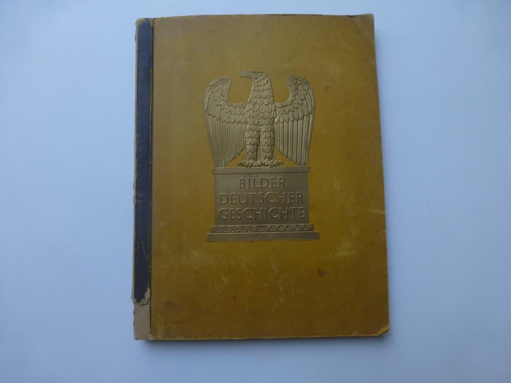 Plaatjesalbum: Beelden van de  Duitse geschiedenis. (1936), Ophalen of Verzenden, Gelezen, Plaatjesalbum