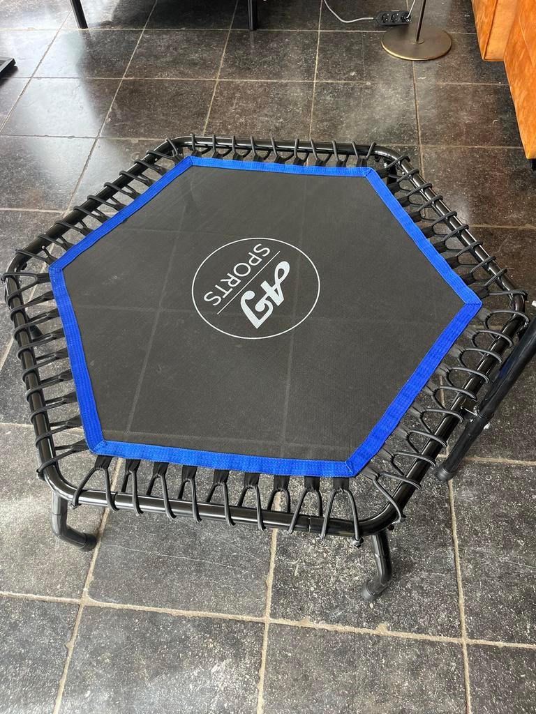 AG Sports Hexagonale Sport Trampoline met Handvat, Ophalen, Zo goed als nieuw