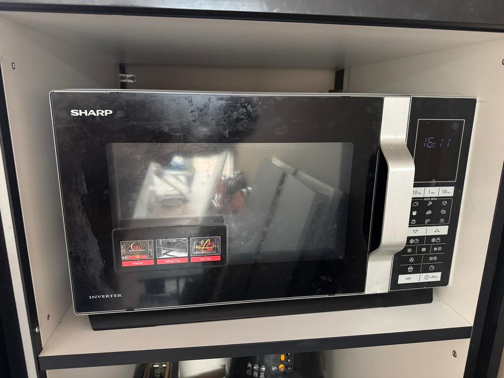 Sharp magnetron, Ophalen of Verzenden, Zo goed als nieuw, Minder dan 45 cm