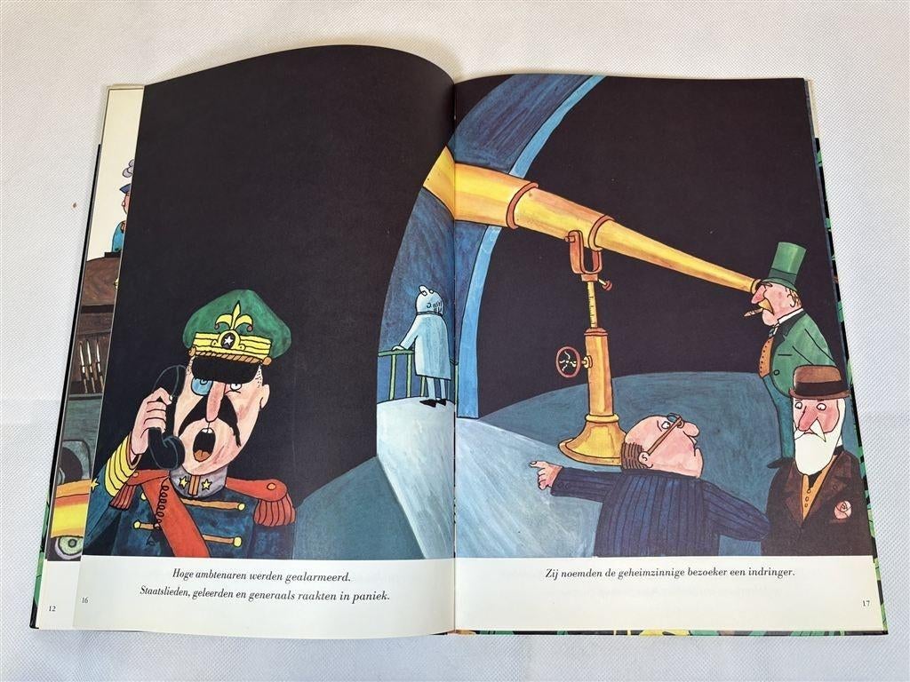 Tomi Ungerer: De Maanman [1966] — Vintage Prentenboek, Ophalen of Verzenden, Gelezen