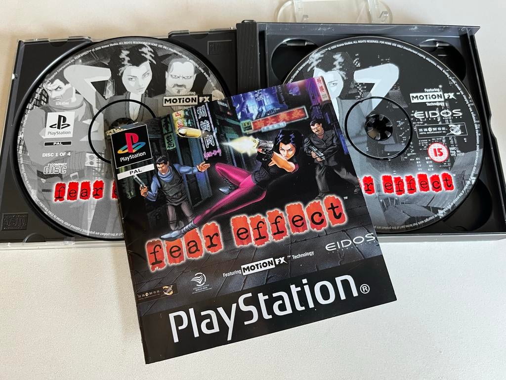Fear Effect PlayStation 1, Spelcomputers en Games, Games | Sony PlayStation 1, Avontuur en Actie, Gebruikt, T, Ophalen of Verzenden