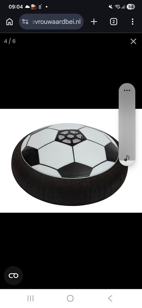 Zwevende voetbal + kleine versie, Kinderen en Baby's, Speelgoed | Babyspeelgoed, Ophalen, Overige typen