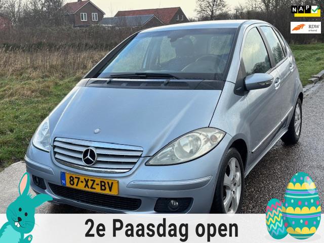 Mercedes-Benz A-klasse 150 Elegance 5-Drs Airco El. pakket A, Voorwielaandrijving, Stof, Zwart, Blauw