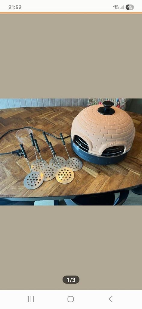 Te huur pizzarette, Witgoed en Apparatuur, Gourmetstellen, Ophalen, 4 t/m 7 personen