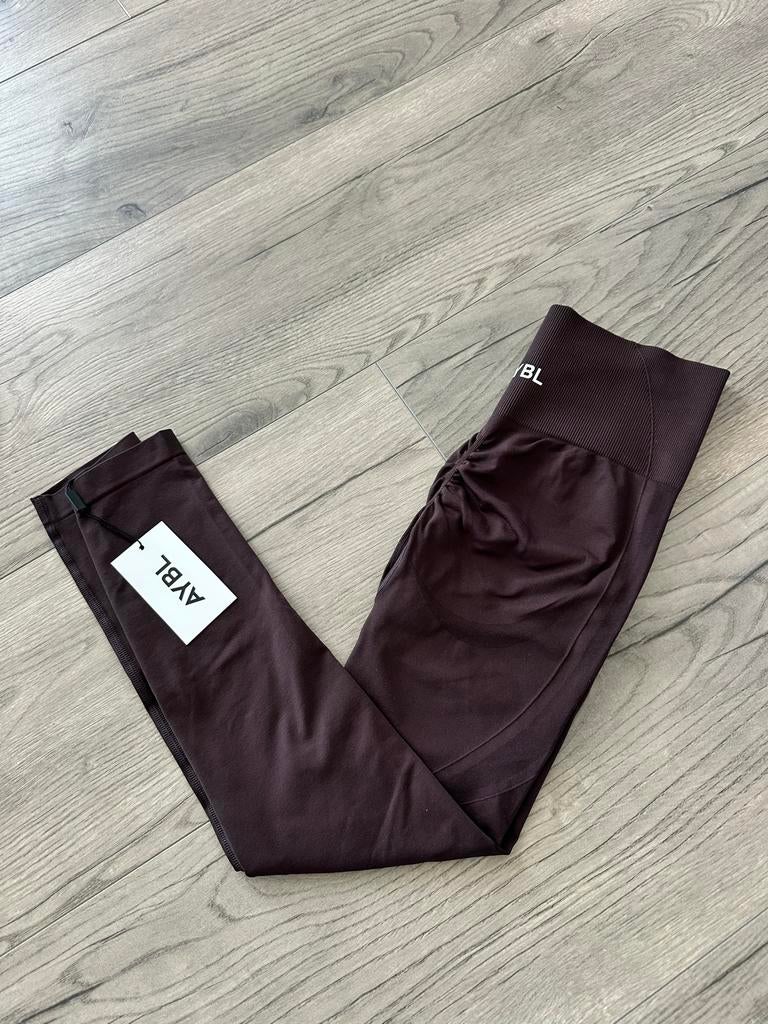 AYBL scrunch legging XS nieuw, Kleding | Dames, Legging, Bruin, Verzenden, Nieuw