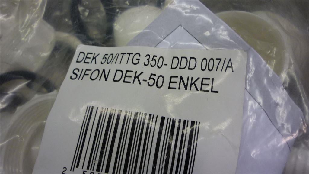 161. Aanrecht sifons, Huis en Inrichting, Ophalen of Verzenden, Nieuw, Wit, Handdoek