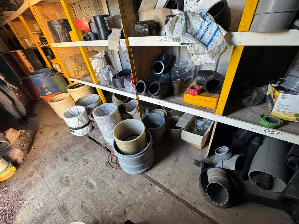 Diverse riolering PVC fittingen, Ophalen, Afvoer, Gebruikt, Pvc