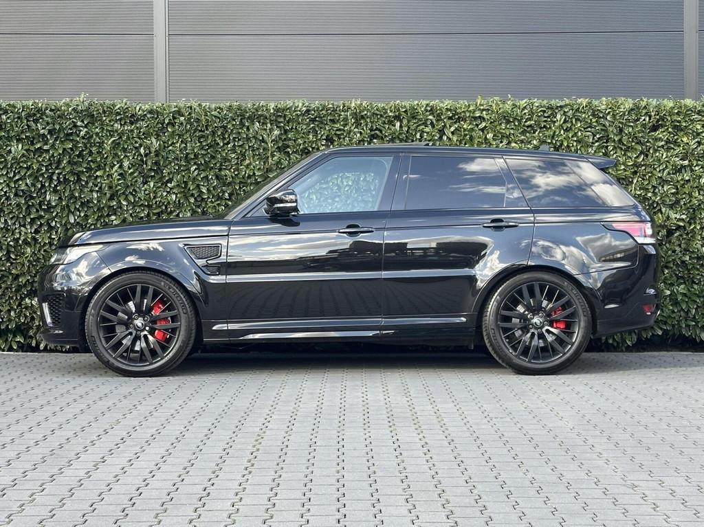 Land Rover Range Rover Sport 5.0 V8 Supercharged SVR, PANORA, Automaat, 3000 kg, Zwart, Bedrijf